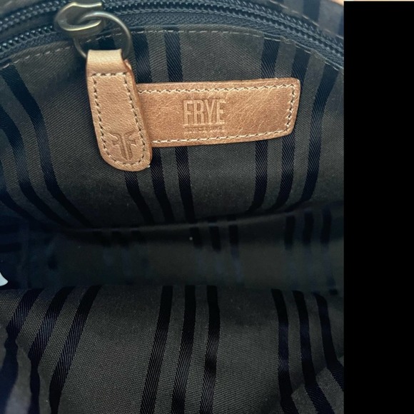 Frye Bag Melissa Drawstring Bucket Brown Leather Bag NWT - Picture 5 of 6